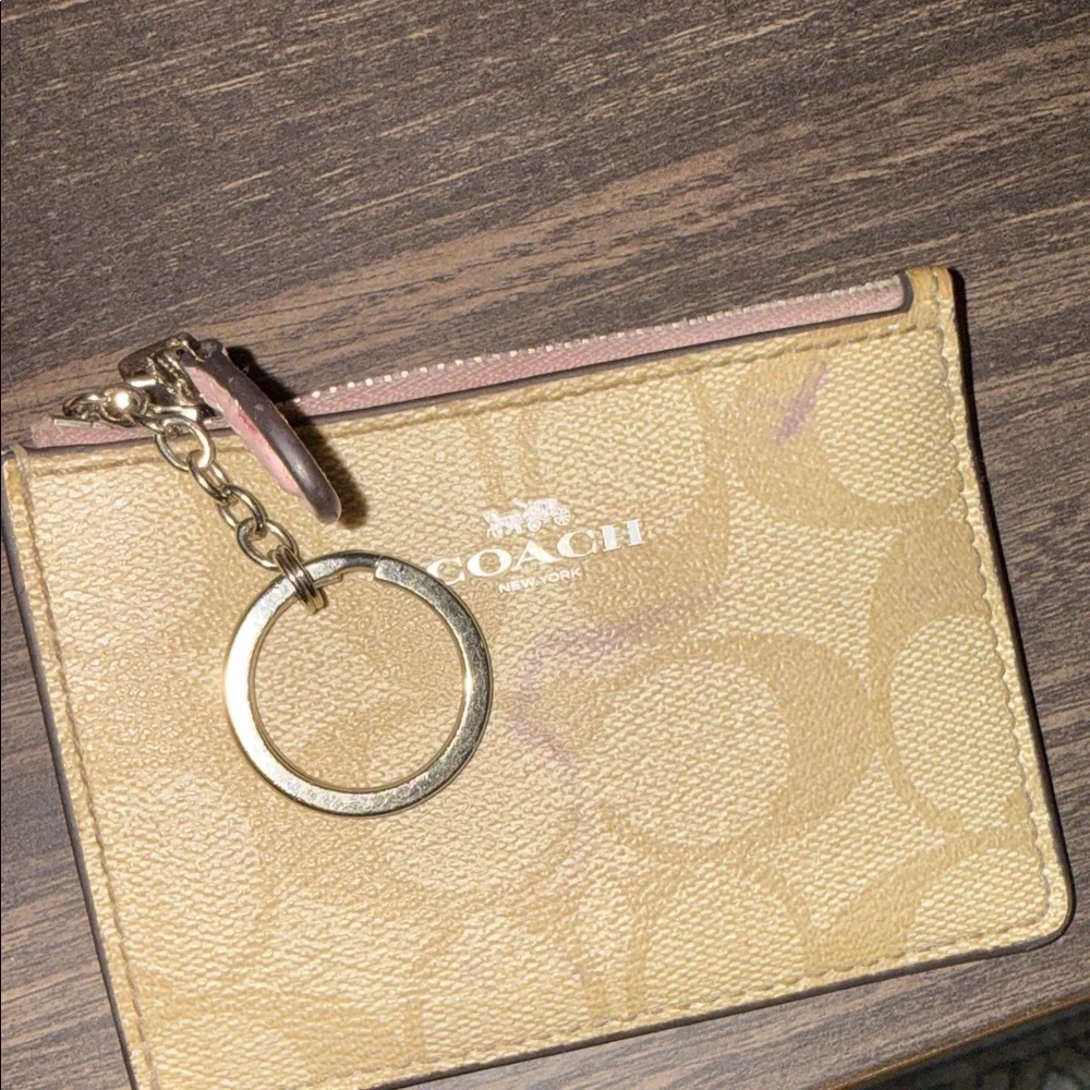 Coach set 4 pieces  Beige and Pink Women's Bag EUC - Picture 15 of 16